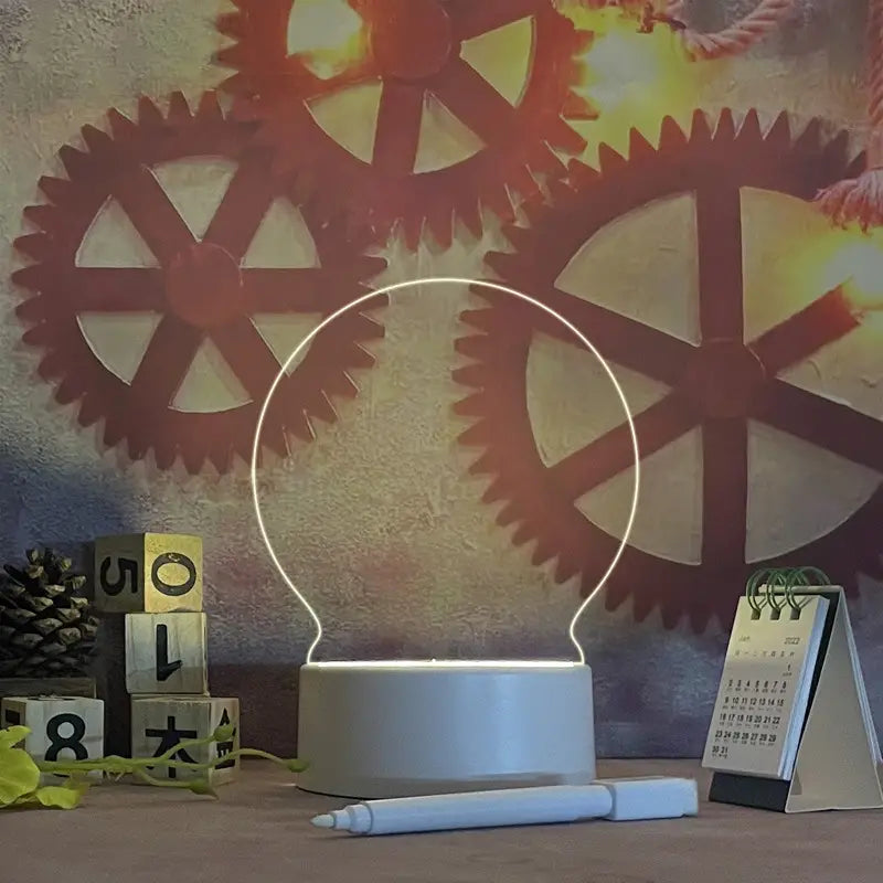 3D- Globe Light Board / Night Light - with Erase Pen!