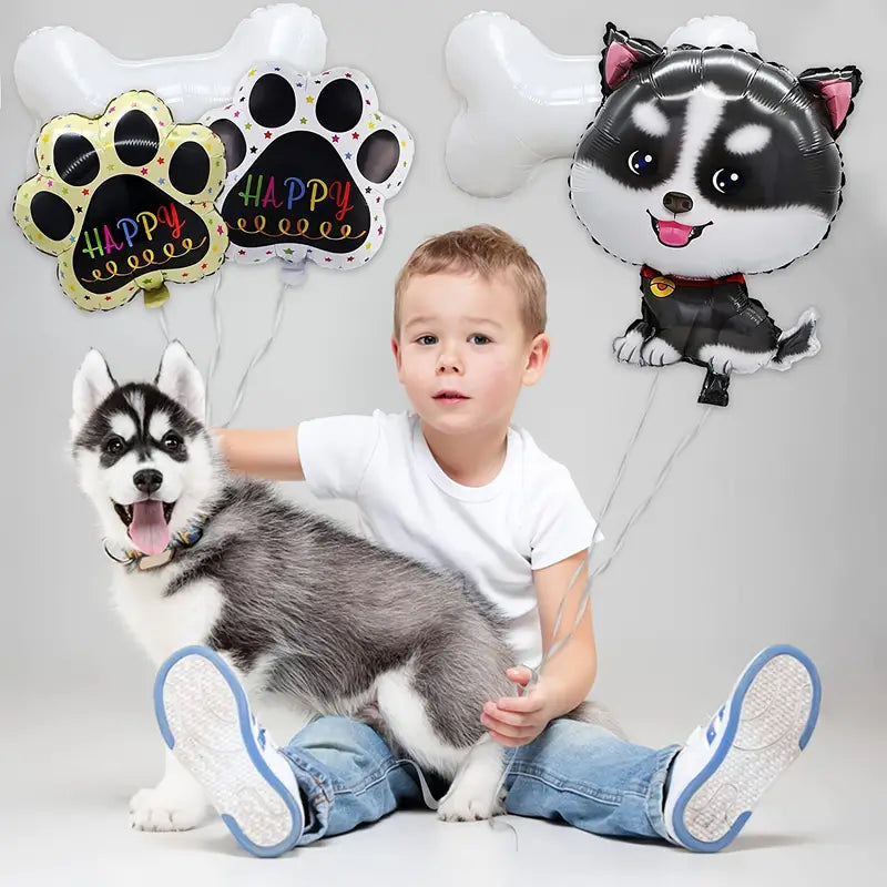 Adorable Dog Balloons - Corgi or Husky