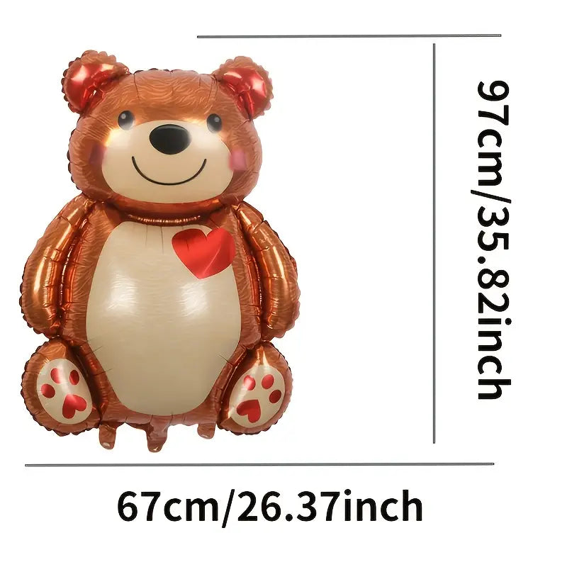 Giant Bear Balloon approx. 35.82" Tall!