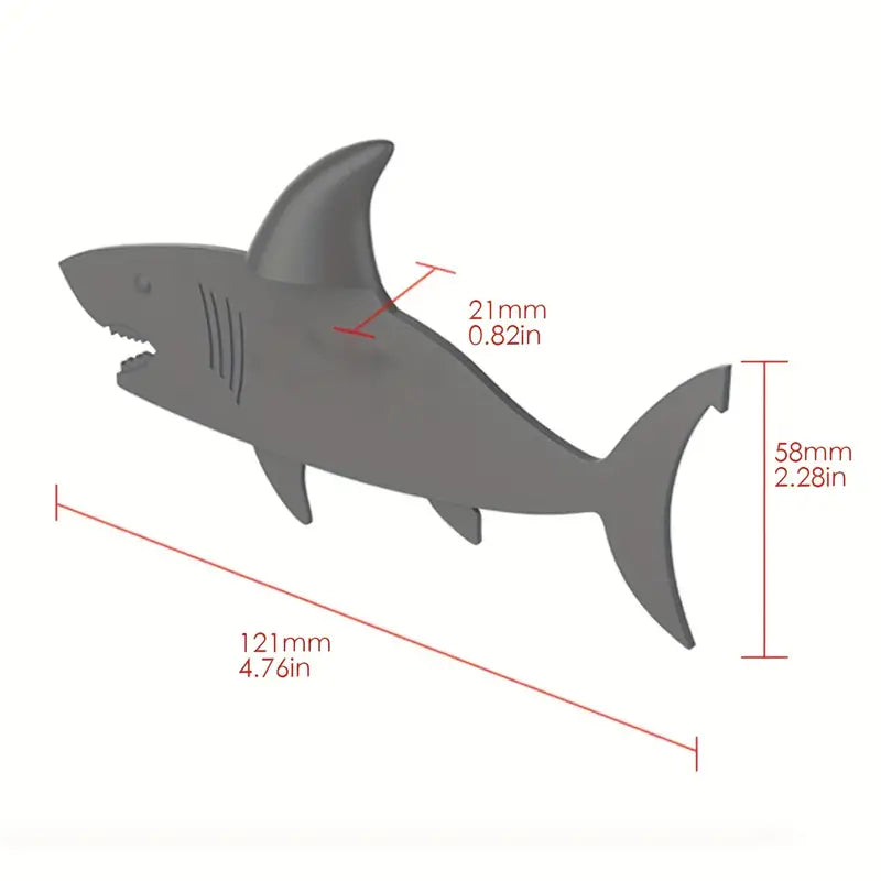 Bookmark - 3D Shark Shape