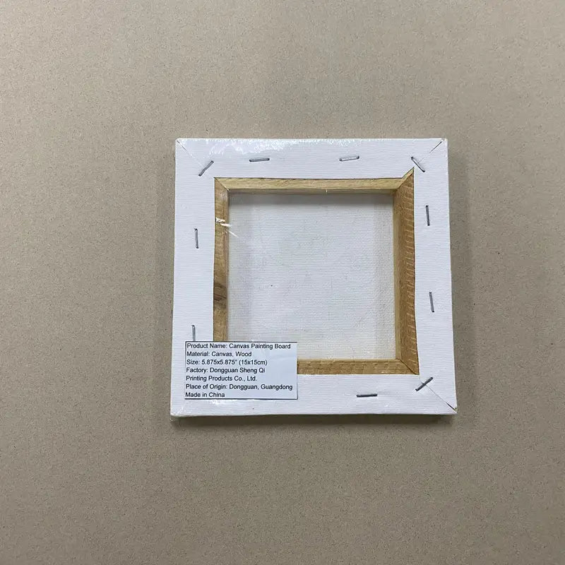 Adorable Pre-Printed Canvas, Paint, Paintbrush, and Easel