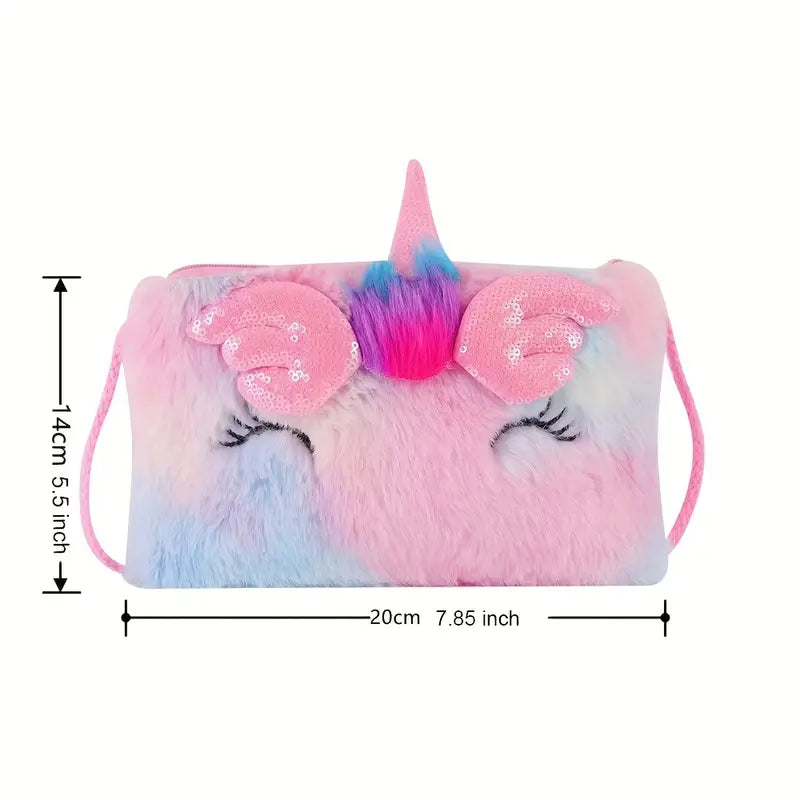 Unicorn Crossbody Purse with Zipper