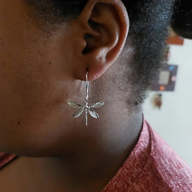 Earrings - Vintage Boho Dragonfly
