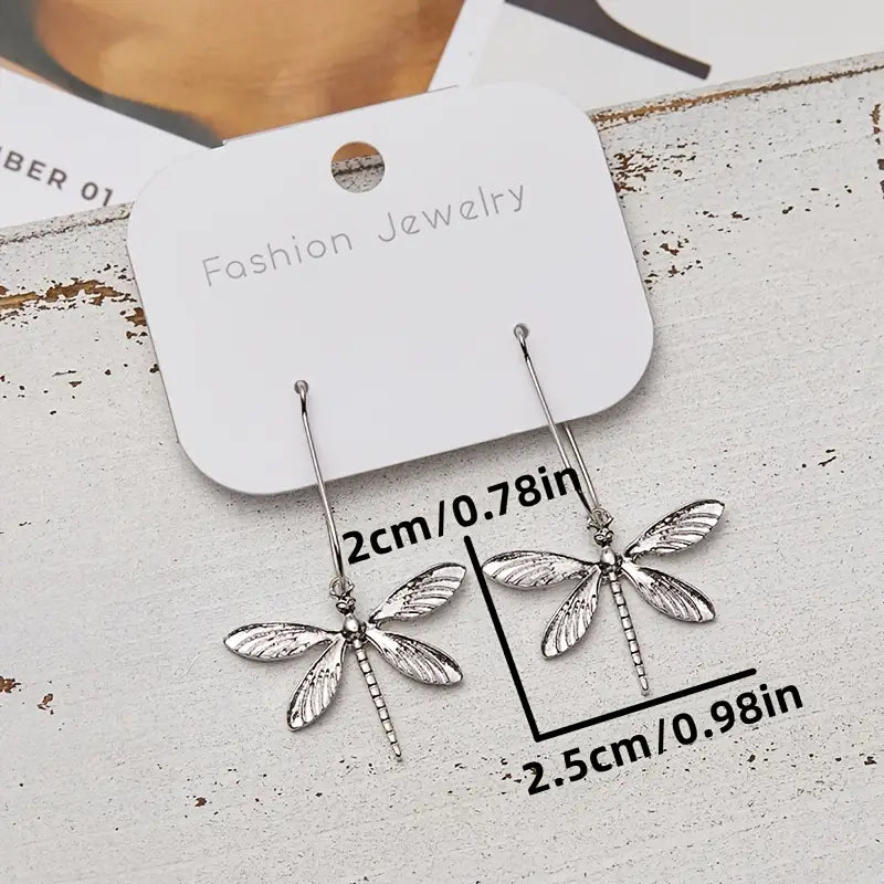 Earrings - Vintage Boho Dragonfly