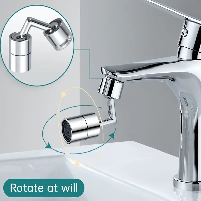 Faucet Universal Extender Rotatable Spout Splash Guard