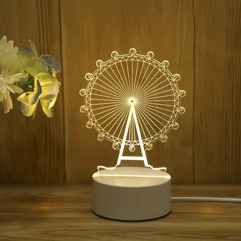 3D Ferris Wheel LED Night Light