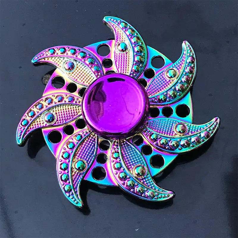 Rainbow Metal Colorful Fidget Hand Spinner