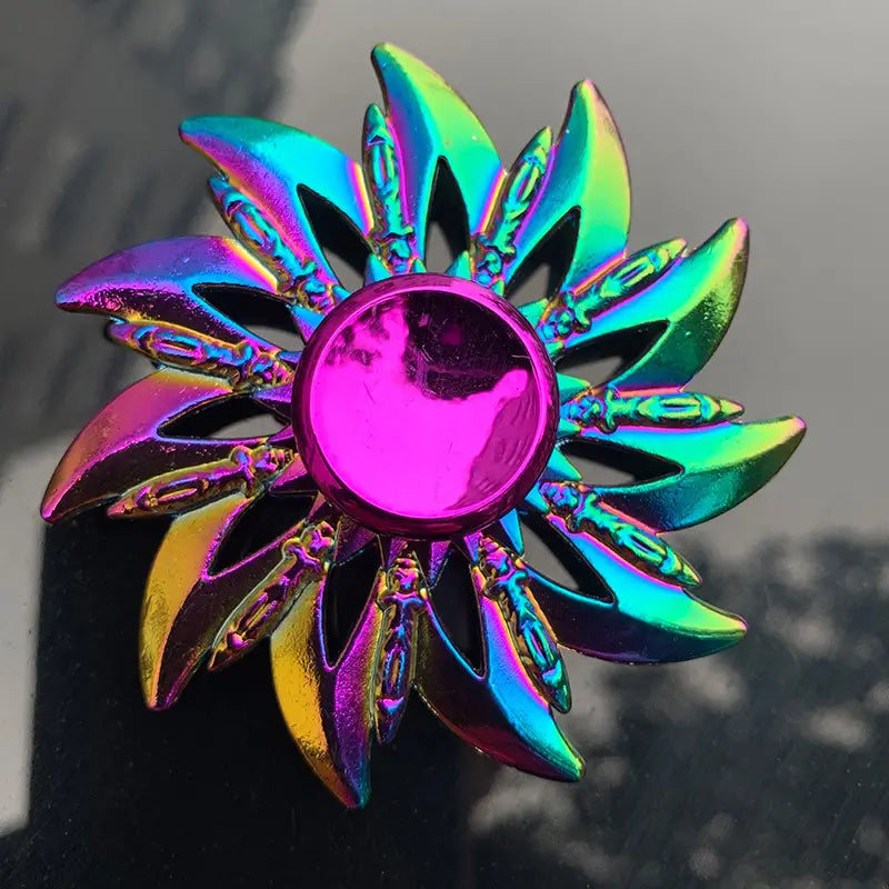 Rainbow Metal Colorful Fidget Hand Spinner