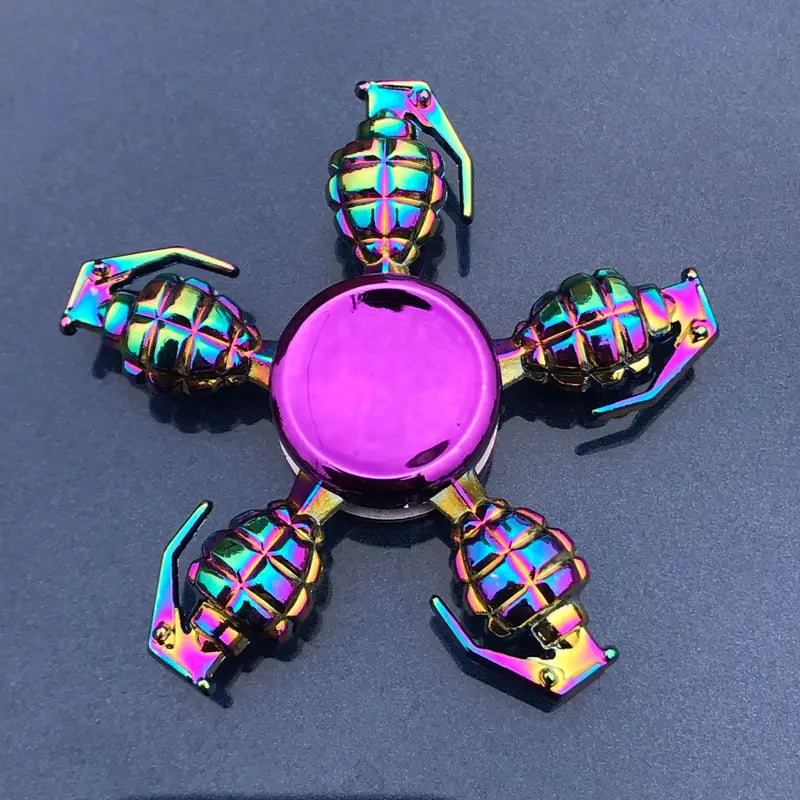 Rainbow Metal Colorful Fidget Hand Spinner