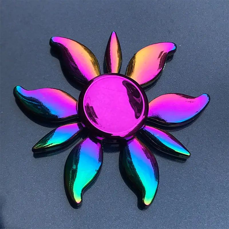 Rainbow Metal Colorful Fidget Hand Spinner