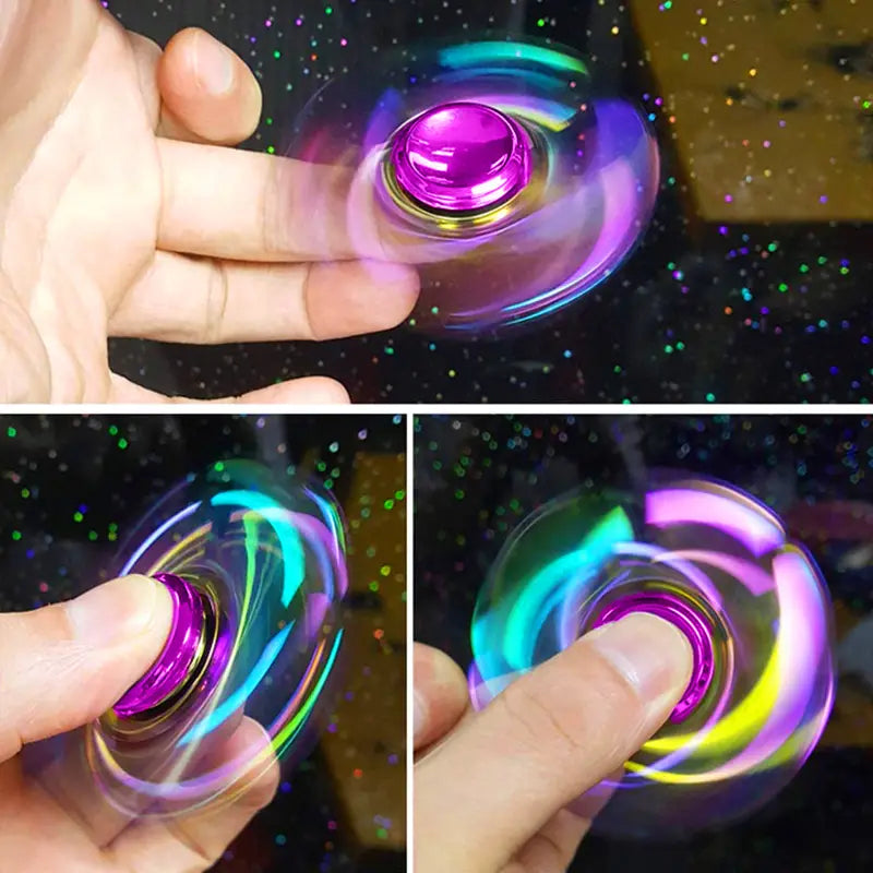 Rainbow Metal Colorful Fidget Hand Spinner