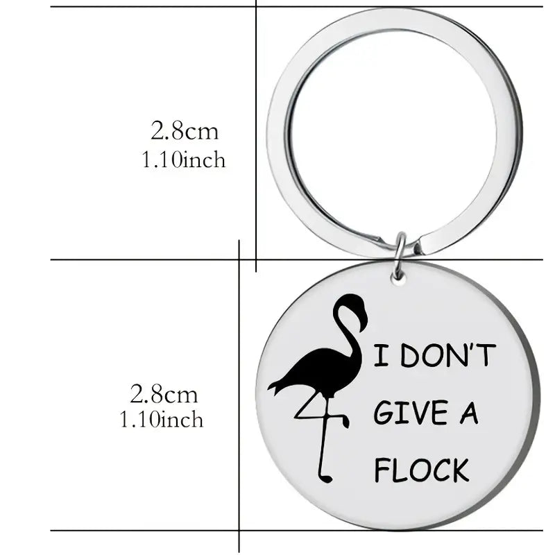 "I don't give a Flock"- Keychain