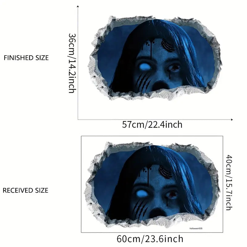 3D Halloween Decal for Floor or Wall
