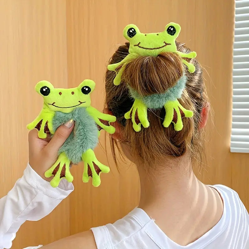 Adorable Animal Hair Scrunchies