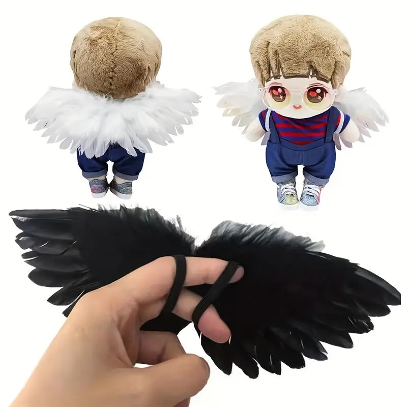 White Angel Wings for Doll, Accessories