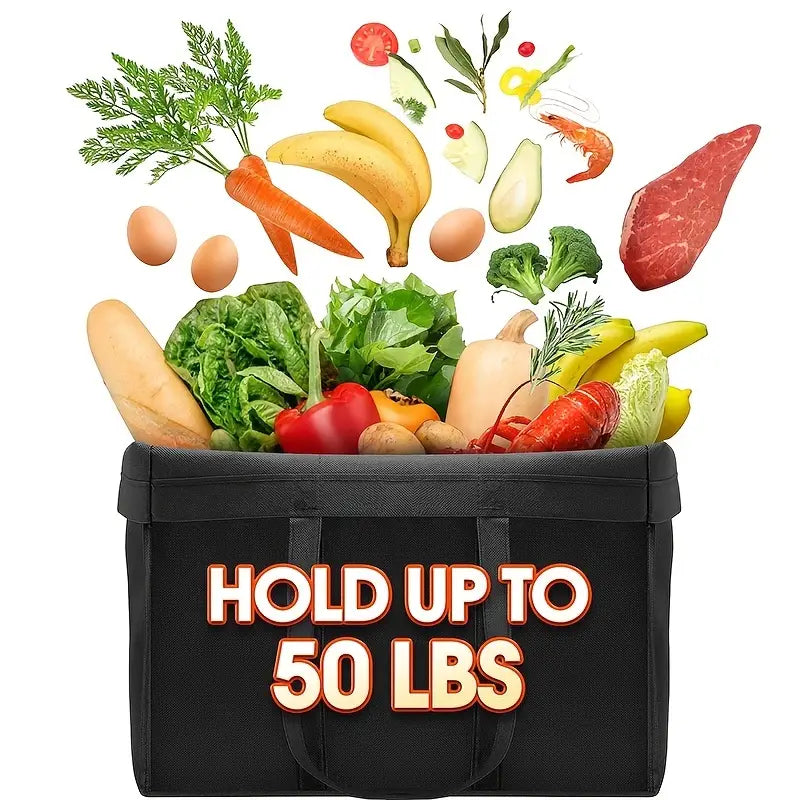 Grocery Bag - Reusable - Large Foldable