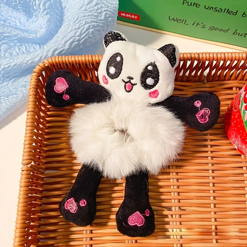 Adorable Animal Hair Scrunchies