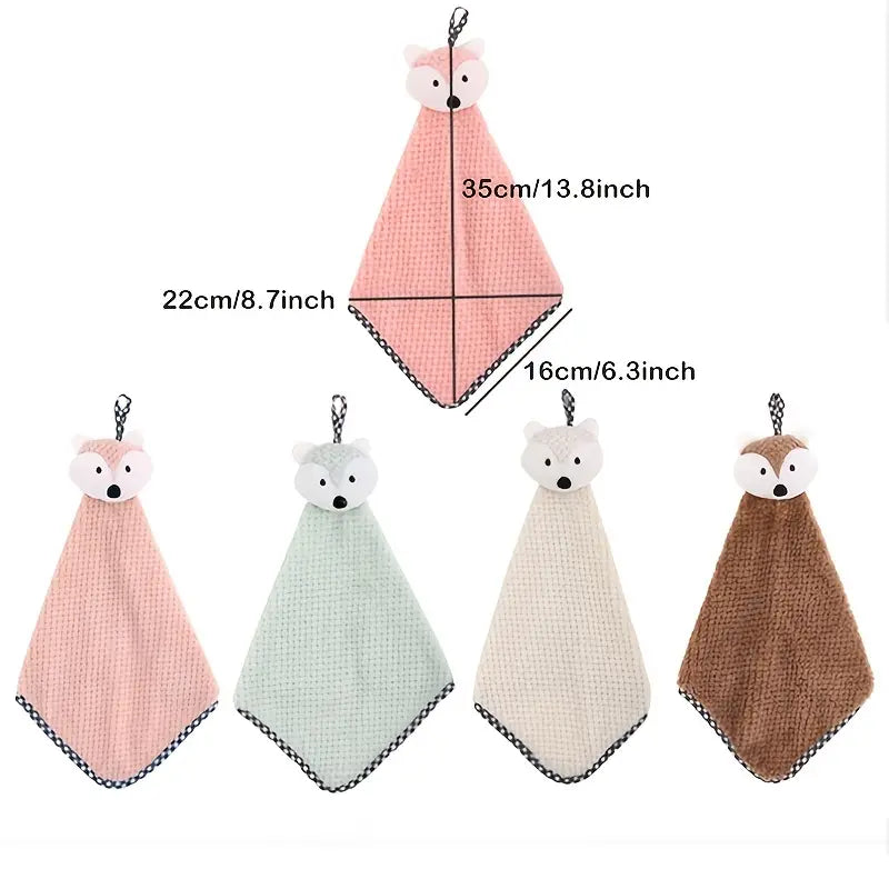 Bear Hanging Towel - Perfect for Kitchen or Childs Bathroom