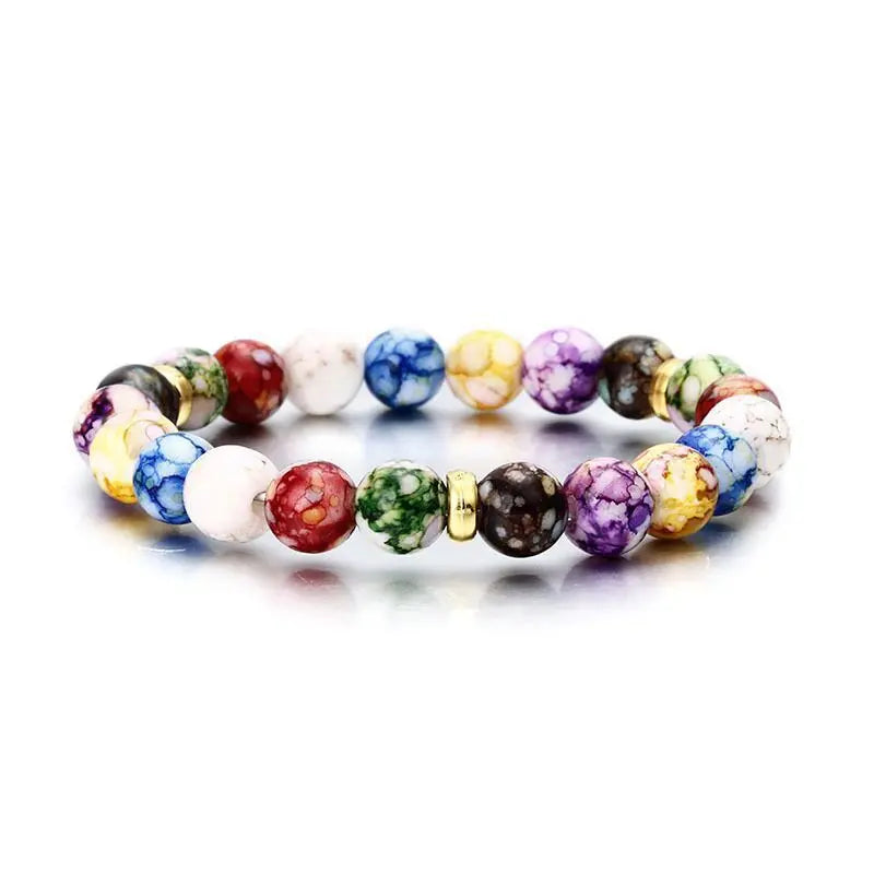 Handmade Chakra Reiki Healing Stone Bracelet - Balance Energy