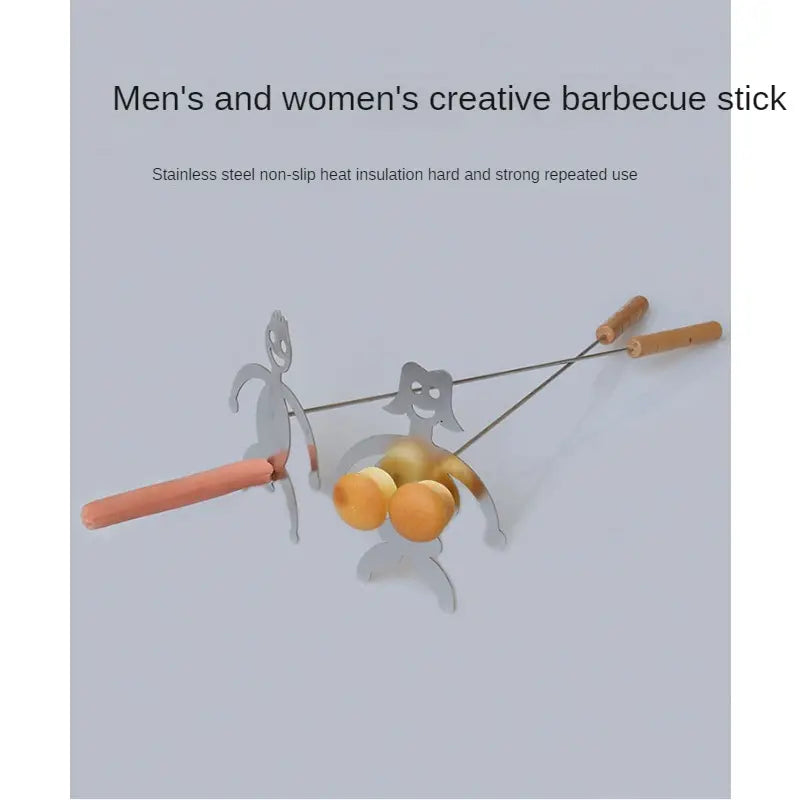 Stainless Hot Dog - Marshmallow Roasting Skewer Stick