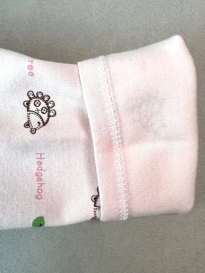 Infant 5 Piece Set - Pink- Blue - or Yellow - Long Sleeve Top & Pants & Hat & Bib Set