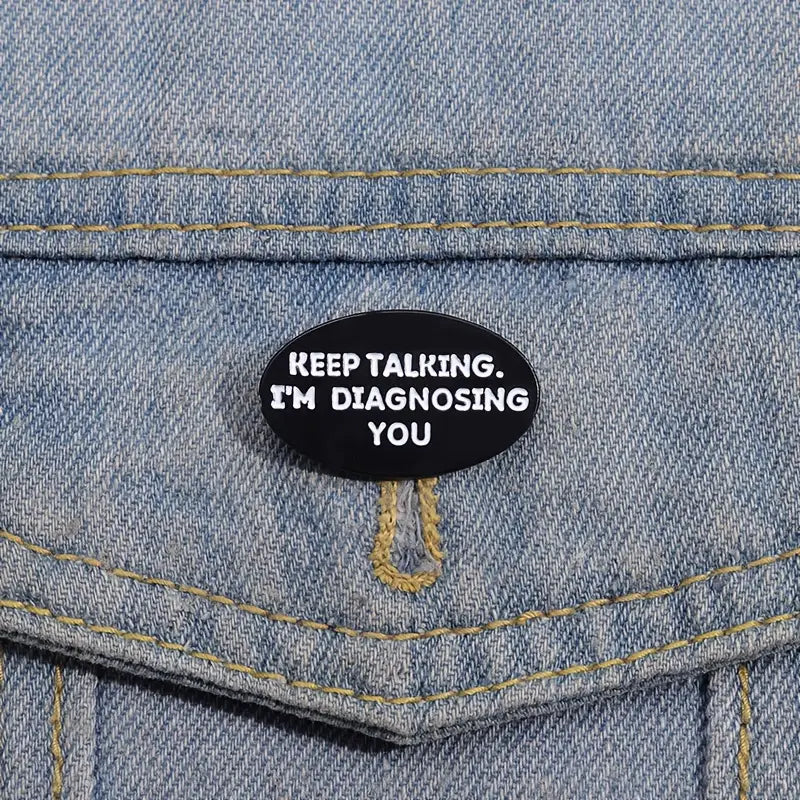 Vintage Brooch - Pin - Funny Lapel