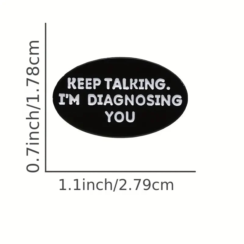 Vintage Brooch - Pin - Funny Lapel