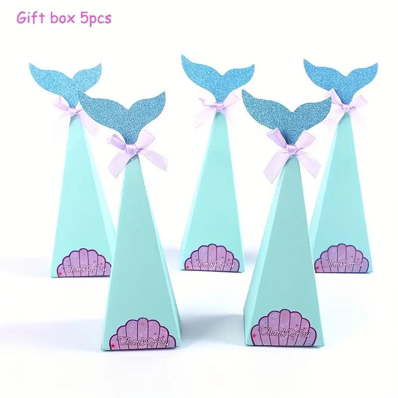 Mermaid Tail Candy Party Boxes