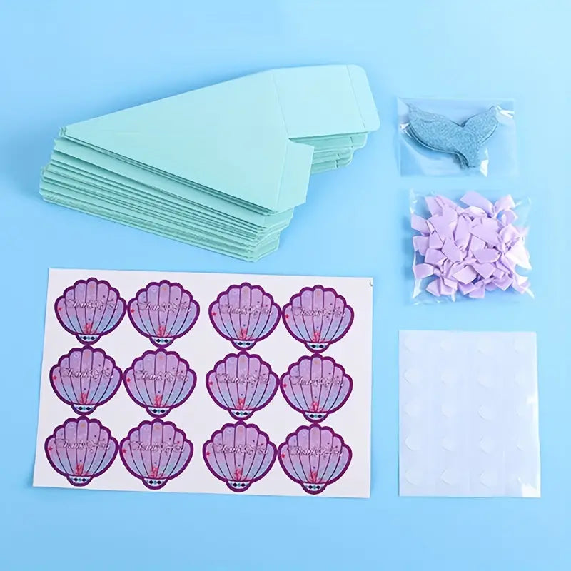 Mermaid Tail Candy Party Boxes