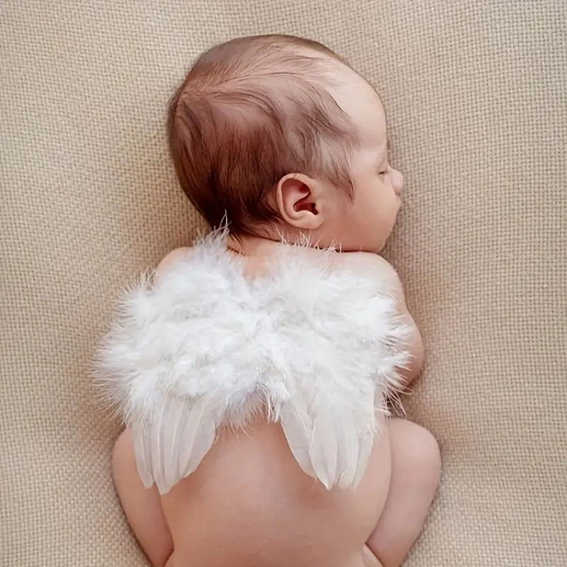 Newborn Angel Wings and Halo - Photo Prop