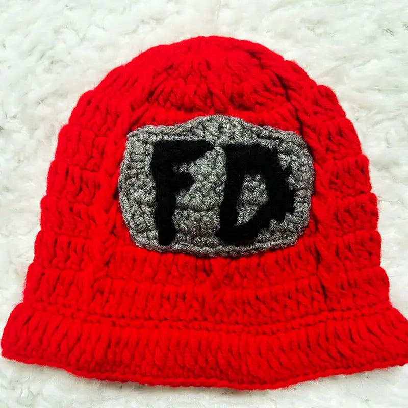 Newborn Handmade Crochet Firefighter Uniform, Hat and Boots