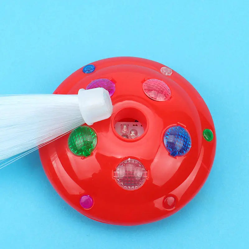 LED Colored Fiber Optic Solar Powered Light