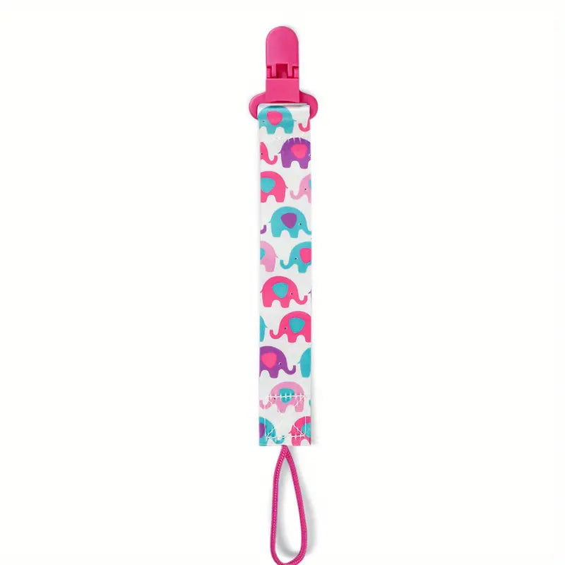 Brightly Colored Baby Pacifier Holder Clips