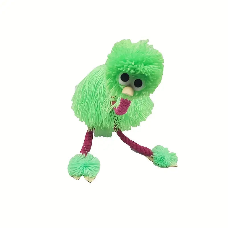 Adorable Pull String Walking Ostrich Puppet