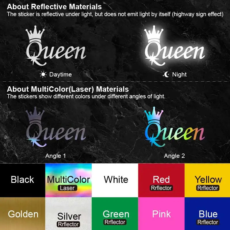 Queen Car Window Decal