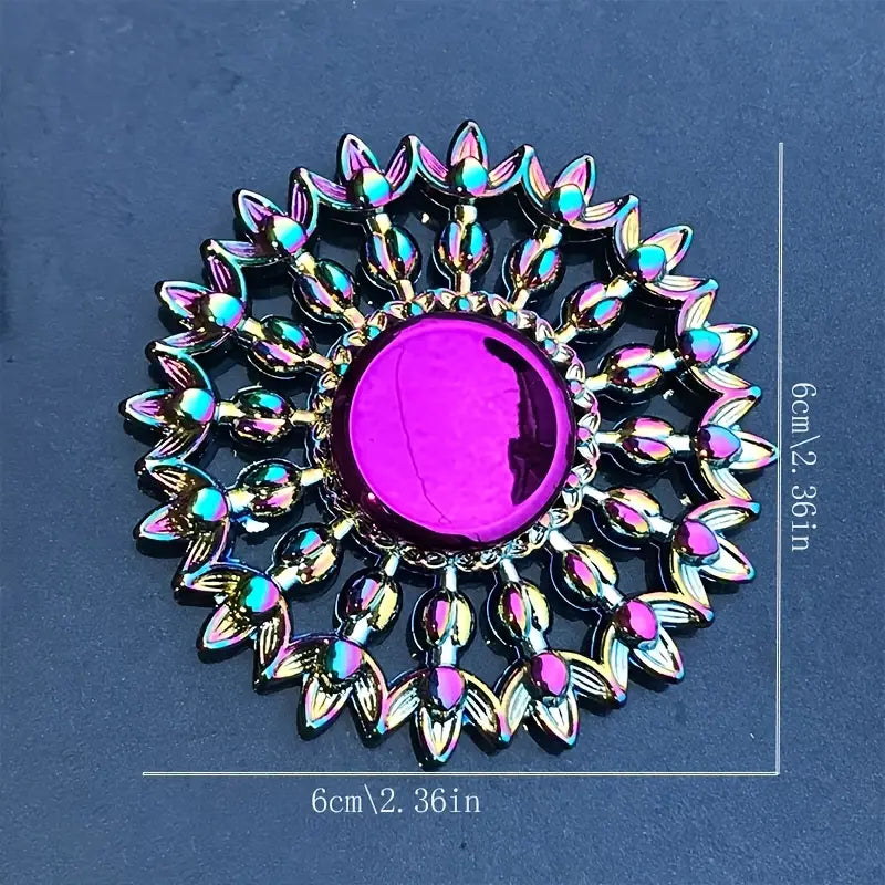 Rainbow Metal Colorful Fidget Hand Spinner