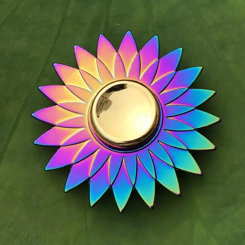 Rainbow Metal Colorful Fidget Hand Spinner