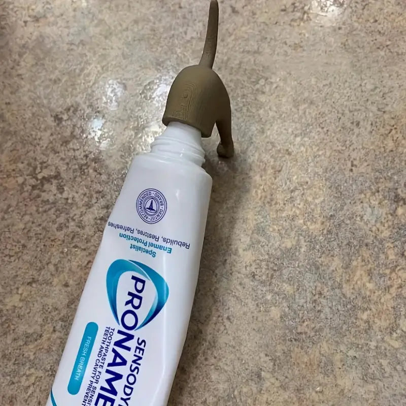 Dog Pooping Toothpaste Cap Topper