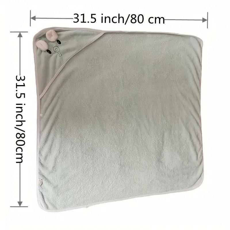 Custom Personalized, Baby Bath Towel with Hood - Soft & Cozy