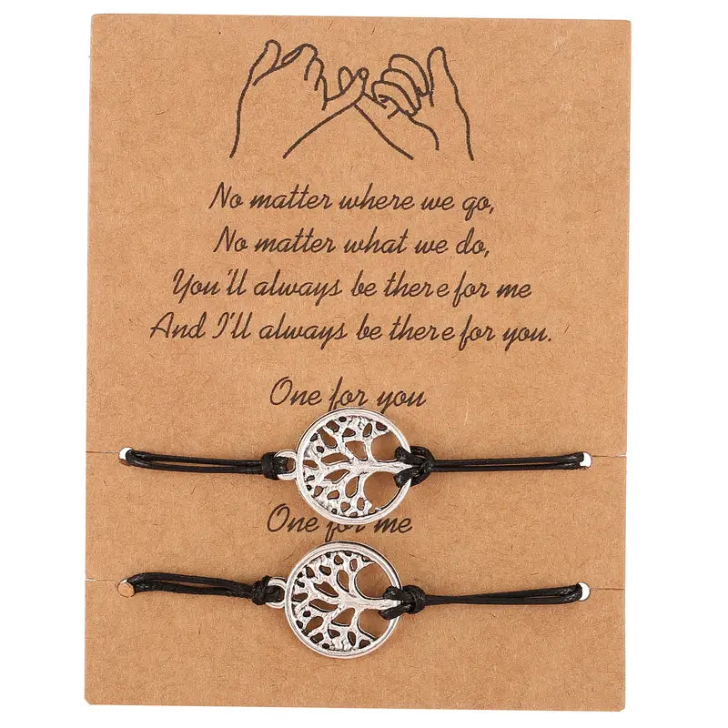Friendship Bracelets Tree of Life - 2 pcs