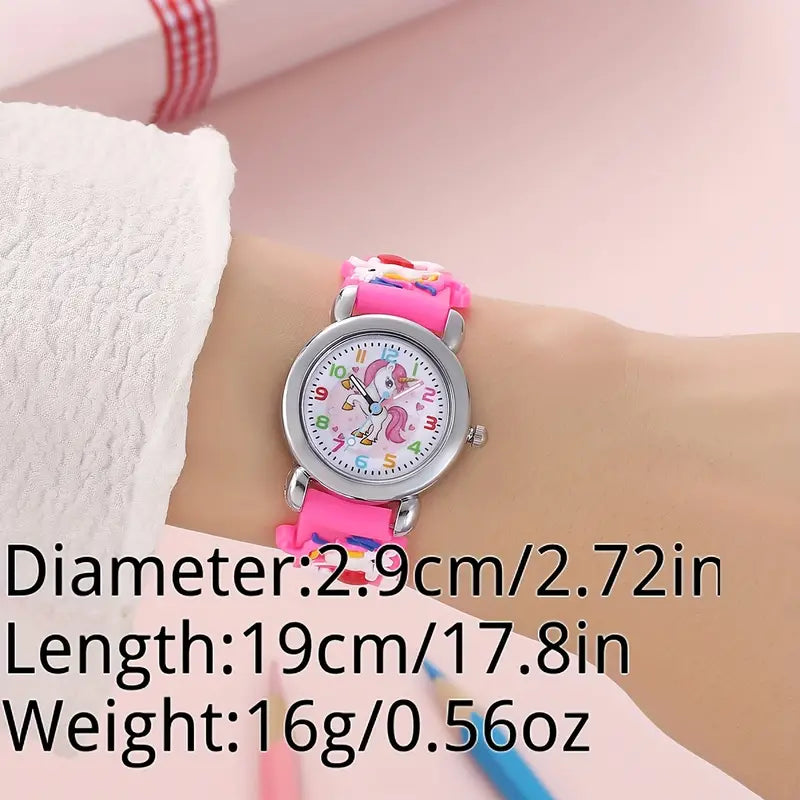 Colorful Unicorn Student Quartz Watch