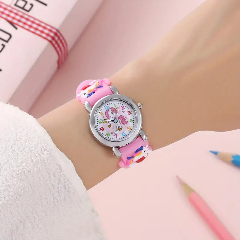 Colorful Unicorn Student Quartz Watch