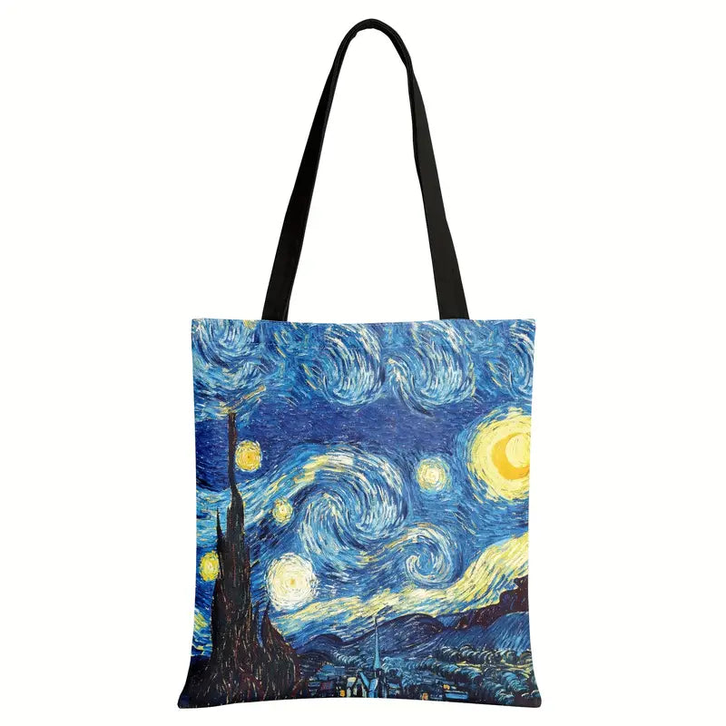 Van Gogh Oil Painting Tote