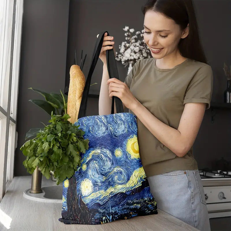 Van Gogh Oil Painting Tote