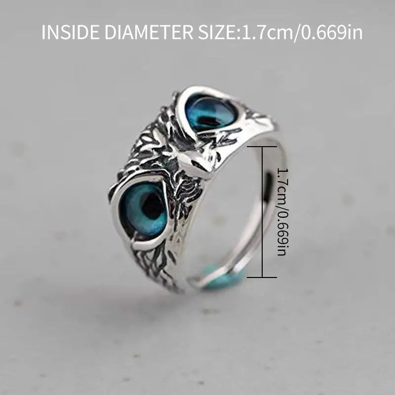 Vintage Owl Ring, Retro
