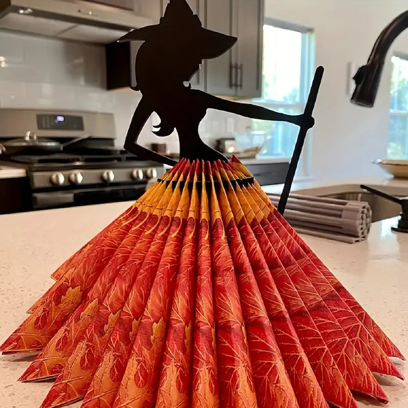 Halloween Witch Napkin Holder - fits 4.5 to 5" napkins