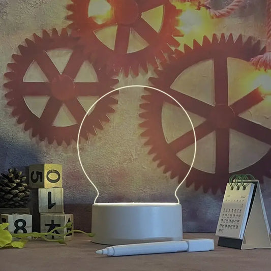 3D- Globe Light Board / Night Light - with Erase Pen!