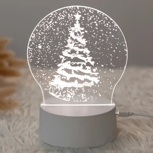 3D Night Light Christmas Tree with 3 Lighting Modes