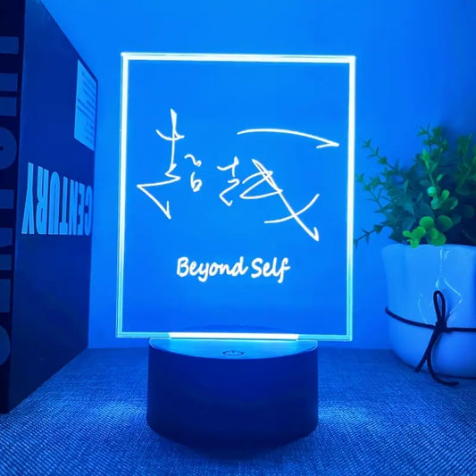 7 Colors - 3D Night Light With Black Base