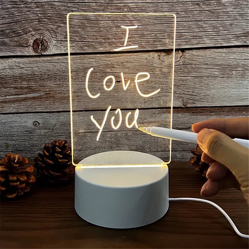 3D- Globe Light Board / Night Light - with Erase Pen!